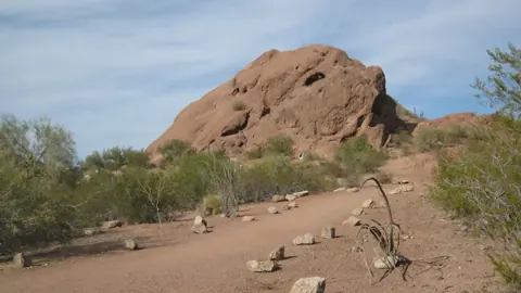 Desert landscape at Papago Park, Phoenix
